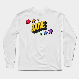 Jane- Personalized style Long Sleeve T-Shirt